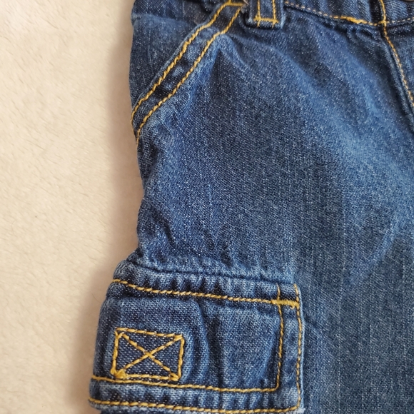 Gymboree Red Roll Cuff Cargo Jeans - Picture 2 of 6